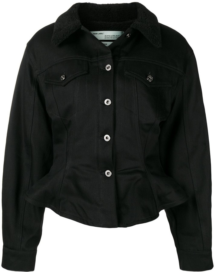 OffWhite Oversized Denim Jacket ShopStyle