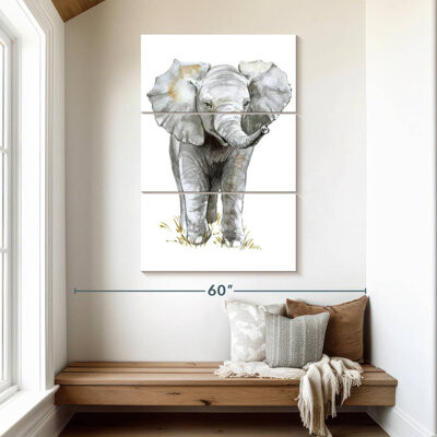 Ebern Designs Brampt Wandering Baby Elephant