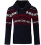 Thumbnail for your product : Hackett Navy Wool Fairisle Sweater