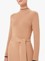 Thumbnail for your product : Hobbs London Carrie Knitted Dress, Camel/Black