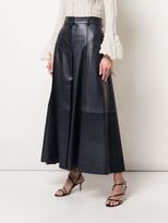 Thumbnail for your product : KHAITE Selma wide-leg flared trousers