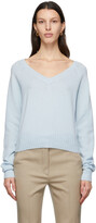 Thumbnail for your product : Sportmax Blue Fatuo V-Neck Sweater
