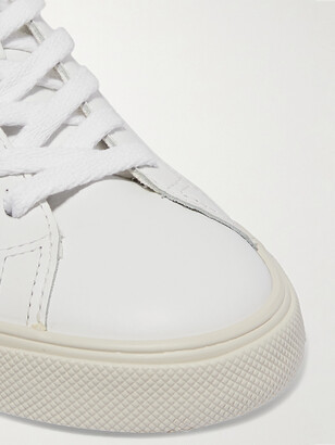 Veja + Net Sustain Esplar Suede-trimmed Leather Sneakers - White