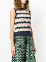Thumbnail for your product : M Missoni sleeveless jacquard knit sweater