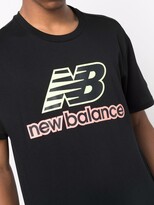 Thumbnail for your product : New Balance logo-print T-shirt