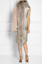 Thumbnail for your product : Lanvin Asiatic raccoon one-sleeve stole