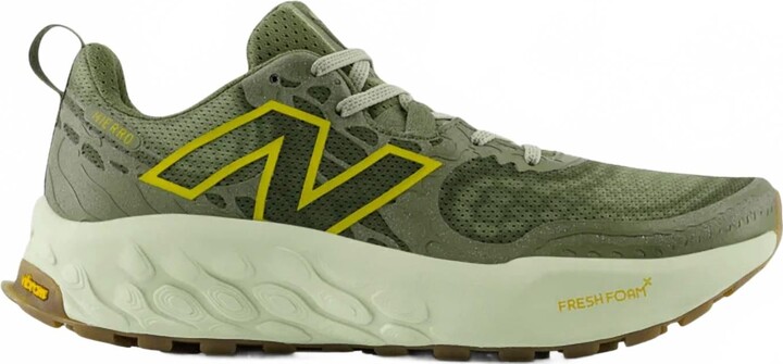New Balance Men's Hierro V8 Trail Running Shoes In Green/green
