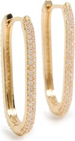 Thumbnail for your product : Jules Smith Designs Women's Crystal Oval Hoops