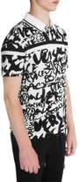 Thumbnail for your product : Versace Graffiti Cotton Polo