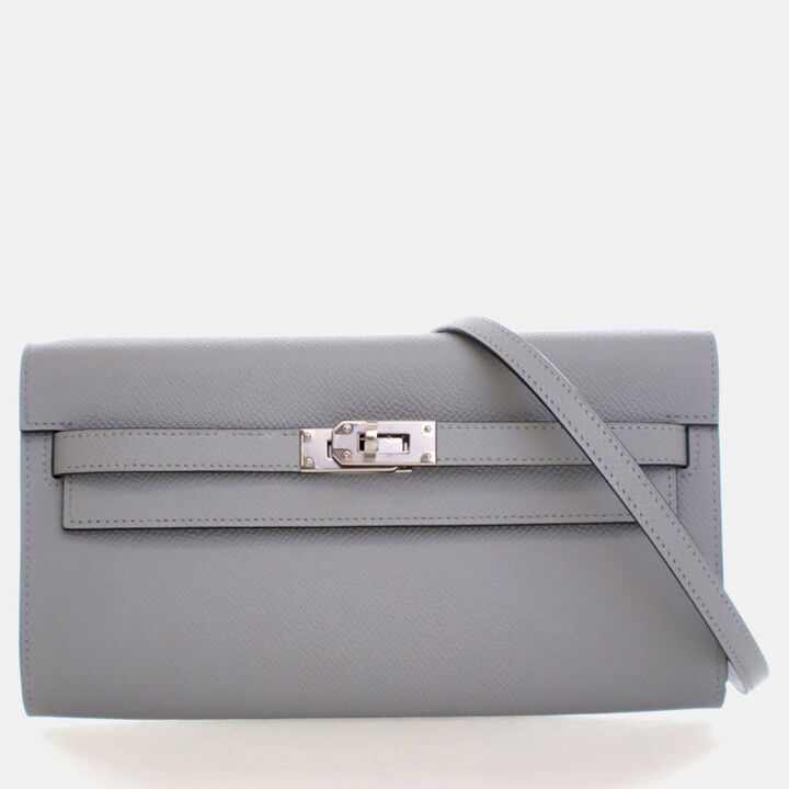 Hermes Bleu Glacier Epsom Kelly To Go Wallet