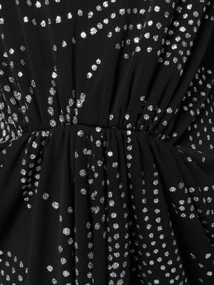 Saint Laurent glitter spot mini dress