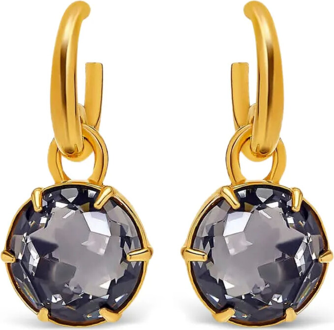 Oscar de la Renta Crystal-Embellished Earrings