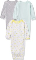 Thumbnail for your product : Simple Joys by Carter's Baby 3-Pack Neutral Cotton Sleeper Gown