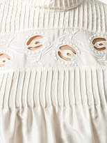 Thumbnail for your product : Chloé broderie anglaise sleeveless blouse