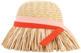 Thumbnail for your product : Mi Mi Sol Straw Hat W/ Fringes