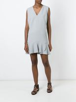 Thumbnail for your product : See by Chloe flared hem dress - women - Polyester/Spandex/Elastane/Viscose - 44