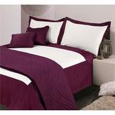 Thumbnail for your product : Hotel Collection Luxury Oxford single duvet cover set cream & plum