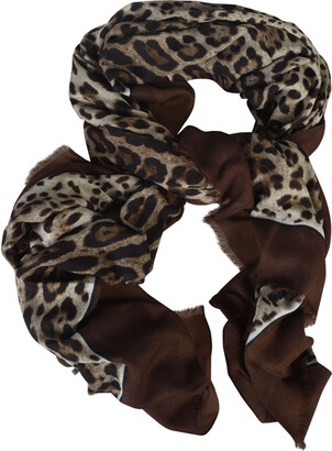 on 34th Women's Sequin Leopard-Print Blanket Wrap Scarf