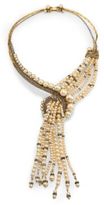 Thumbnail for your product : Erickson Beamon Stratosphere Crystal & Faux Pearl Statement Tassel Necklace