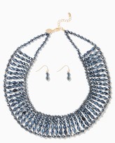 Thumbnail for your product : Charming charlie Cleo Beaded Collar Necklace Set