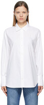Thumbnail for your product : Frame White Poplin Oversized Shirt