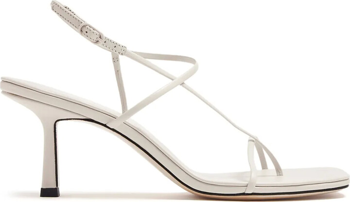 Studio Amelia 70mm Cross Front leather sandals