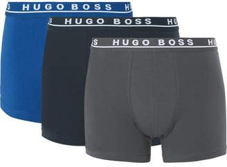 HUGO BOSS Three-Pack Stretch-Cotton Boxer Briefs - Men - Multi