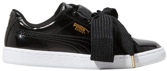 puma patent leather sneakers