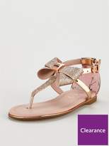Thumbnail for your product : Ted Baker Girls Toe Post Sandal - Gold