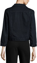Thumbnail for your product : Helmut Lang Cropped Denim Jacket, Dark Blue