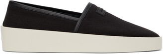Fear Of God Black Canvas Espadrille Sneakers