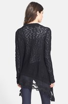 Thumbnail for your product : Love By Design Lace Hem Open Cardigan (Juniors)