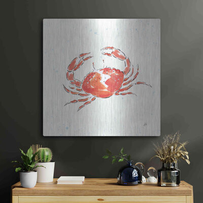 Luxe Metal Art 'Maritime XI' By Daphne Brissonet, " Maritime XI " by Daphne Brissonnet