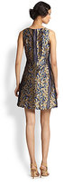 Thumbnail for your product : Suno Metallic Rose Jacquard Dress