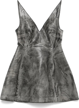 【MARNI】NO VACANCY INN SHORT SLEEVELESS DRESS Marni x No Vacancy Inn Sleeveless Cutout Asymmetric Midi