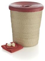 Thumbnail for your product : Crate & Barrel Sarinana Hamper with Coral Lid