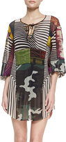 Thumbnail for your product : Jean Paul Gaultier Patchwork-Print Caftan Coverup
