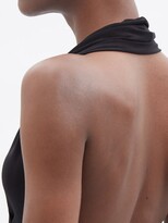 Thumbnail for your product : Norma Kamali Jersey Wrap Halterneck Top - Black