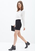 Thumbnail for your product : Forever 21 Contrast Trim Chiffon Blouse