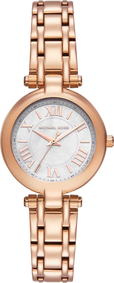 Michael Kors Laney Three-Hand Two-Tone Stainless Steel Watch