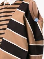 Thumbnail for your product : Maison Mihara Yasuhiro asymmetric striped T-shirt