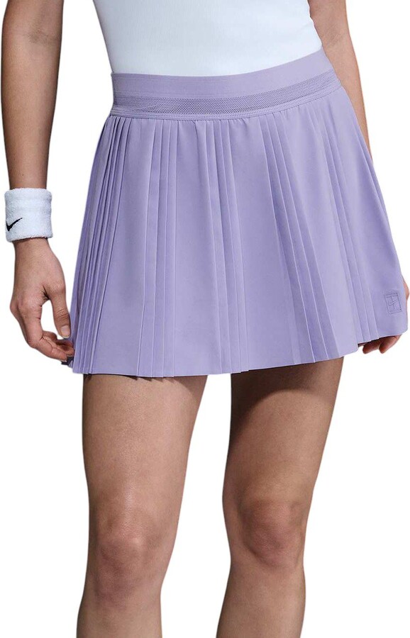 Nike Women's NikeCourt Advantage Dri-FIT Ace Pleated Tennis Skirt, XS, White