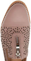 Thumbnail for your product : Abbey Nude Leather Flat