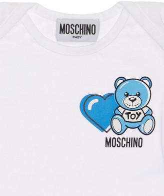 Moschino Set Of 2 Cotton Jersey Bodysuits