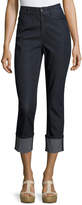 Thumbnail for your product : Lafayette 148 New York Dahlia Cropped Cuffed Jeans