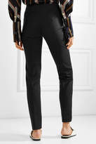 Thumbnail for your product : Akris Melissa Stretch Cotton-blend Slim-leg Pants - Black