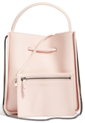 3.1 Phillip Lim Mini Soleil Leather Bucket Bag - Pink