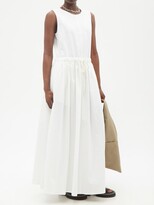 Thumbnail for your product : MM6 MAISON MARGIELA Drawstring-waist Crepe Sleeveless Dress