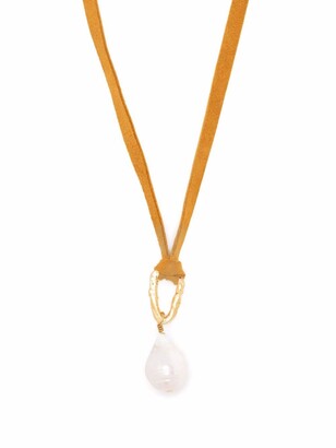 Ribbon Pearl Necklace | Shop the world's largest collection of 