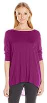 Thumbnail for your product : NYDJ Women's Layered Back Mixed Media Top